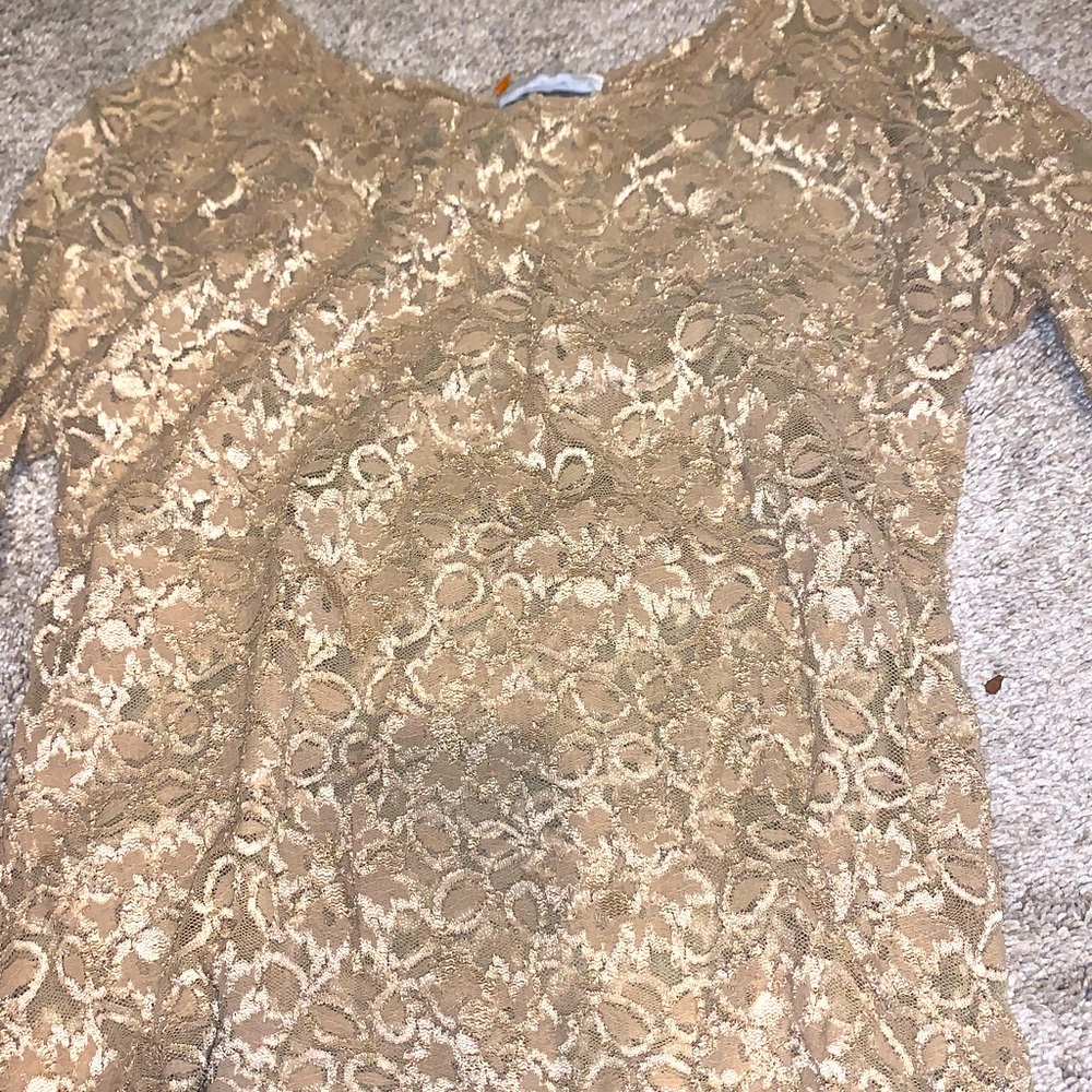 lacey vintage floral see through long sleeve